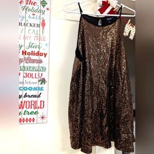 Torrid Black and Gold Tank